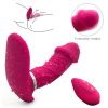 2 in 1 Powerful Vibranting & Rotating Oral Tongue Stimulator, Electric Clitorial Thrusting Tool for Women Adult Toys Medical Grade Silicone Massage De